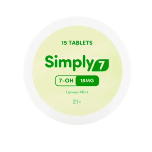 SIMPLY7 7-OH EXTRA STRENGTH TABLETS 18MG 15CT CAN - LEMON MINT
