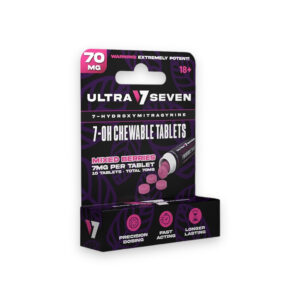 ULTRA SEVEN 7-HYDROXY CHEWABLE TABLETS 10CT 7MG - MIXED BERRIES