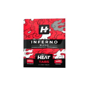 STRAIGHT HEAT INFERNO BLEND 7-HYDROXYMITRAGYNINE + PSEUDOINDOXYL TABLET 25MG 1CT - UNFLAVORED