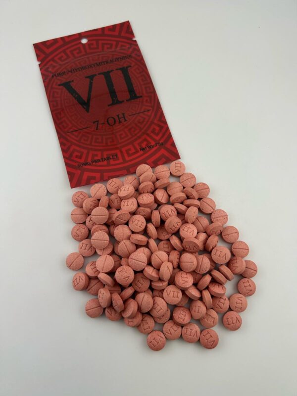 VII PURE 7-HYDROXYMITRAGYNINE TABLET 50MG 25CT - CHERRY