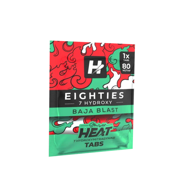 STRAIGHT HEAT EIGHTIES 7-HYDROXY TABLETS 80MG 1CT - BAJA BLAST