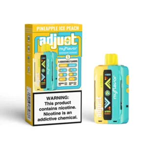ADJUST MY FLAVOR DISPOSABLE 40000 BOX OF 5 - PINEAPPLE ICE PEACH