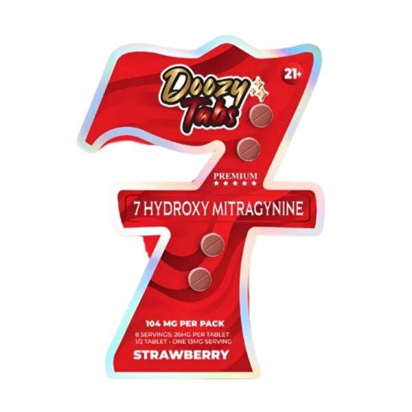 DOOZY TABS 7-HYDROXYMITRAGYNINE TABLETS 26MG 4CT - STRAWBERRY
