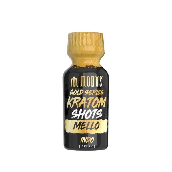MODUS GOLD SERIES CONCENTRATED SUPER KRATOM SHOTS 15ML 398MG - MELLO INDO RELAX