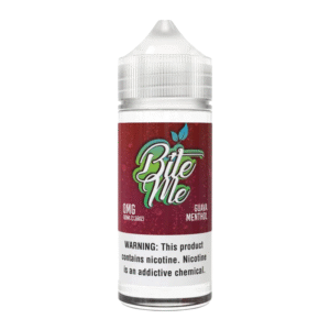 BITE ME E-LIQUID 100ML 3MG - GUAVA MENTHOL