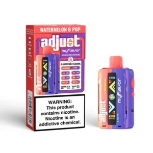 ADJUST MY FLAVOR DISPOSABLE 40000 BOX OF 5 - WATERMELON B POP