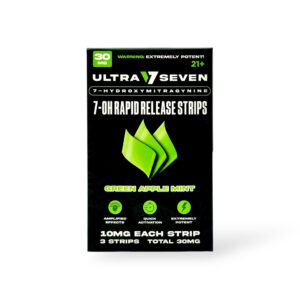 ULTRA SEVEN 7-HYDROXY RAPID RELEASE STRIPS 3CT 10MG - GREEN APPLE MINT