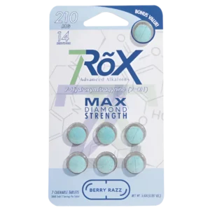 7ROX ADVANCED ALKALOIDS 7-HYDROXYMITRAGYNINE MAX DIAMOND STRENGTH TABLETS 30MG 7CT - BERRY RAZZ