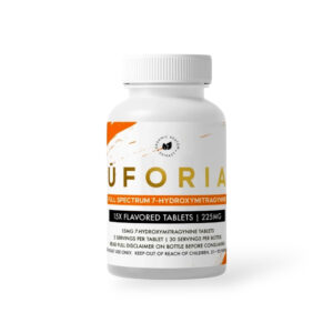 UFORIA FULL SPECTRUM 7-HYDROXYMITRAGYNINE TABLETS BOTTLE 15MG 15CT - ORANGE