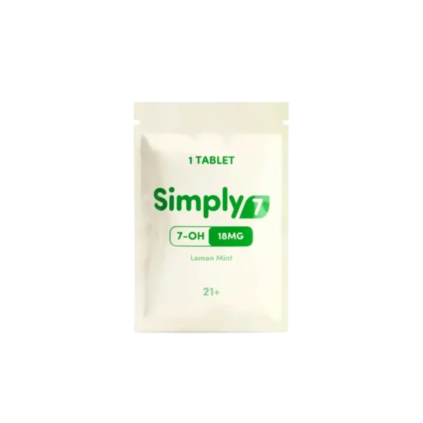 SIMPLY7 7-OH EXTRA STRENGTH TABLETS POUCH 18MG 1CT - LEMON MINT