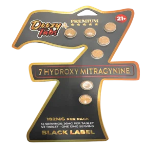 DOOZY TABS 7-HYDROXYMITRAGYNINE TABLETS 26MG 7CT - BLACK LABEL
