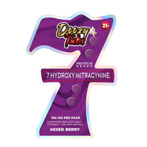 DOOZY TABS 7-HYDROXYMITRAGYNINE TABLETS 26MG 4CT - MIXED BERRY