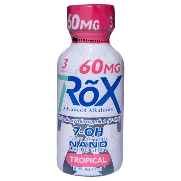 7ROX ADVANCED ALKALOIDS 7-HYDROXYMITRAGYNINE SHOTS 30ML 60MG - TROPICAL