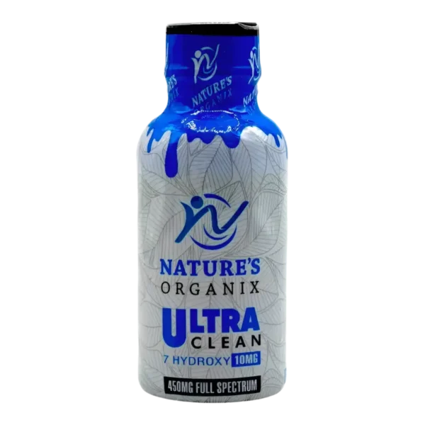 NATURE'S ORGANIX 7HYDROXY SHOTS 30ML 10MG - 450MG FULL SPECTRUM ULTRA CLEAN