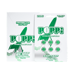 EXODUS POPPI HYPER HYDROXY BLEND CHEWABLE TABLETS 35MG 6CT - MIGHTY MINT