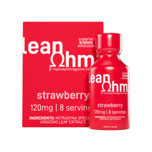 EXODUS LEAN OHMZ 7-HYDROXYMITRAGYNINE SHOTS 60ML 120MG - STRAWBERRY