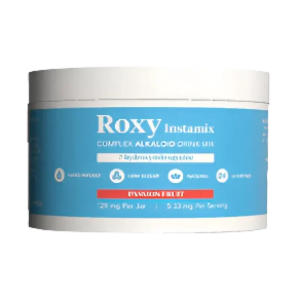 ROXY INSTAMIX COMPLEX ALKALOID 7-HYDROXYMITRAGYNINE DRINK MIX JAR 128MG 1CT - PASSION FRUIT