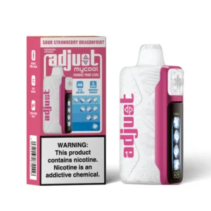 ADJUST MY COOL DISPOSABLE 40000 BOX OF 5 - SOUR STRAWBERRY DRAGONFRUIT