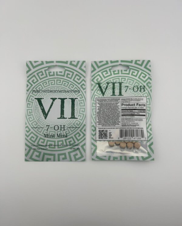 VII PURE 7-HYDROXYMITRAGYNINE TABLET 18MG 5CT - WHITE MINT MINI