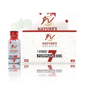 NATURE'S ORGANIX 7-HYDROXY SHOTS 30ML 60MG - RED UNFLAVORED