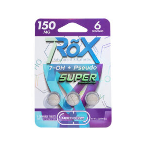 7ROX ADVANCED ALKALOIDS 7-HYDROXYMITRAGYNINE + PSEUDOINDOXYL SUPER STRENGTH TABLETS 50MG 3CT - MIXED BERRY