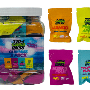 FULL SEND GUMMIES 3 PACK JAR OF 50 - TROPICAL