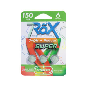 7ROX ADVANCED ALKALOIDS 7-HYDROXYMITRAGYNINE + PSEUDOINDOXYL SUPER STRENGTH TABLETS 50MG 3CT - APPLE MINT