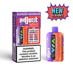 ADJUST MY FLAVOR DISPOSABLE 40000 BOX OF 5 - RASPBERRY WATERMELON