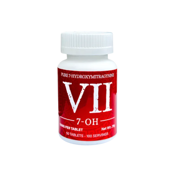 VII PURE 7-HYDROXYMITRAGYNINE TABLET BOTTLE 50MG 50CT - CHERRY