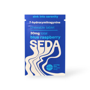 SEDA 7-HYDROXYMITRAGYNINE CHEWABLE TABLETS 30MG 1CT - BLUE RASPBERRY