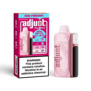 ADJUST MY SOUR DISPOSABLE 40000 BOX OF 5 - SOUR PINKBERRY