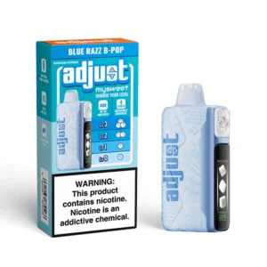 ADJUST MY SWEET DISPOSABLE 40000 BOX OF 5 - BLUE RAZZ B-POP