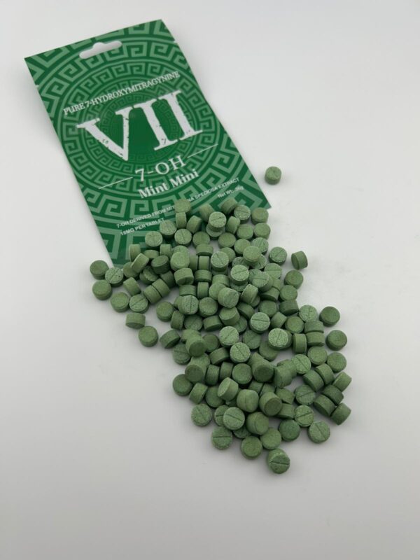 VII PURE 7-HYDROXYMITRAGYNINE TABLET 18MG 25CT - GREEN MINT MINI
