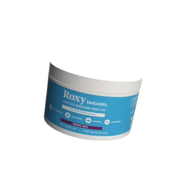 ROXY INSTAMIX COMPLEX ALKALOID 7-HYDROXYMITRAGYNINE DRINK MIX JAR 128MG 1CT - BERRY MIX