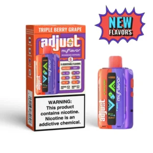 ADJUST MY FLAVOR DISPOSABLE 40000 BOX OF 5 - TRIPLE BERRY GRAPE