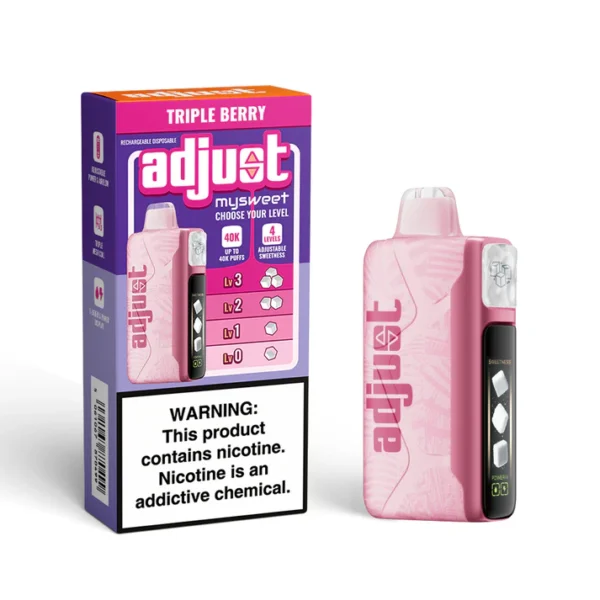 ADJUST MY SWEET DISPOSABLE 40000 BOX OF 5 - TRIPLE BERRY