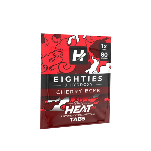 STRAIGHT HEAT EIGHTIES 7-HYDROXY TABLETS 80MG 1CT - CHERRY BOMB