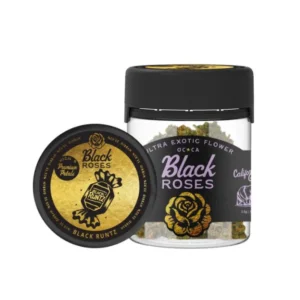 BLACK ROSES PREMIUM ULTRA EXOTIC THC-A FLOWER 3.5G JAR - BLACK RUNTZ HYBRID