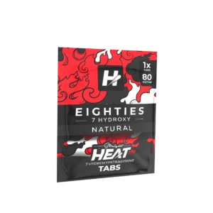 STRAIGHT HEAT EIGHTIES 7-HYDROXY TABLETS 80MG 1CT - NATURAL