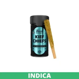BLACK ROSES KIEF CHIEFS EXOTIC KIEF COATED PRE-ROLLS 2G 10CT JAR - LA CONFIDENTIAL INDICA