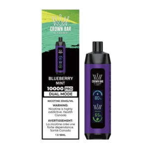 AL FAKHER CROWN BAR CRYSTAL 8000 - BLUEBERRY MINT