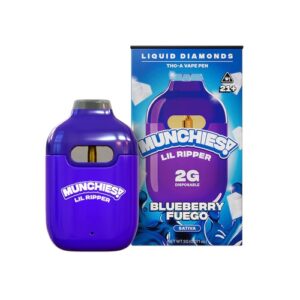 MUNCHIES LIL RIPPER 2G DISPOSABLE - BLUEBERRY FUEGO SATIVA