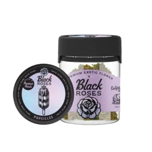 BLACK ROSES PREMIUM EXOTIC THC-A FLOWER 3.5G JAR - POPSICLES INDICA