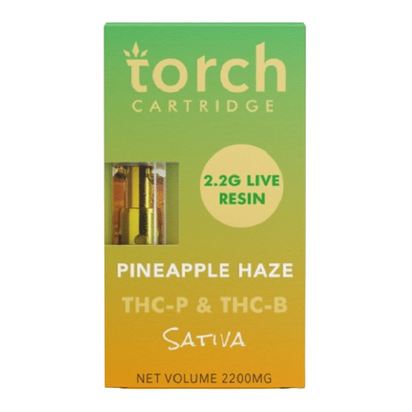 TORCH LIVE RESIN 2.2G CARTRIDGE - PINEAPPLE HAZE SATIVA