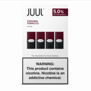 OLD ITEM - JUUL PODS CASE OF 6 BOXES - VIRGINIA TOBACCO 5%