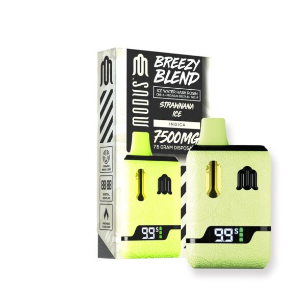 MODUS BREEZY BLEND 7.5G DISPOSABLE - STRAWNANA ICE INDICA
