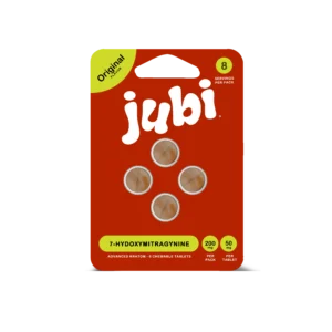 JUBI ADVANCED KRATOM 7-HYDROXYMITRAGYNINE TABLETS 50MG 4CT - UNFLAVORED