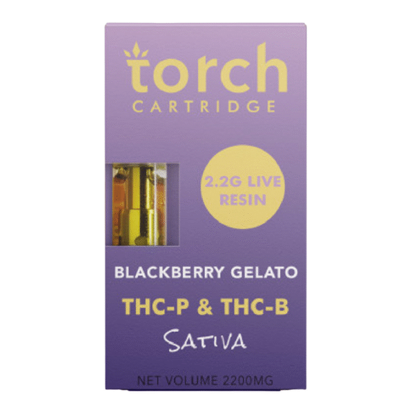 TORCH LIVE RESIN 2.2G CARTRIDGE - BLACKBERRY GELATO SATIVA