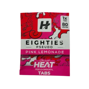 STRAIGHT HEAT EIGHTIES PSEUDO TABLETS 80MG 1CT - PINK LEMONADE