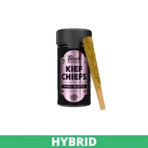 BLACK ROSES KIEF CHIEFS EXOTIC KIEF COATED PRE-ROLLS 2G 10CT JAR - PINK RUNTZ HYBRID